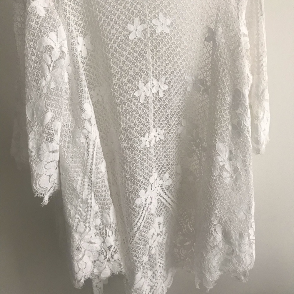 White Lace Miami Cartigan